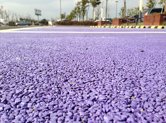 彩色陶瓷颗粒路面地坪